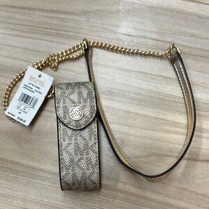 Michael Kors Women Ladies Fashion Lipstick Holder Gold